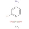 Benzenamine, 3-fluoro-4-(methylsulfonyl)-