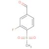 Benzaldehyde, 3-fluoro-4-(methylsulfonyl)-