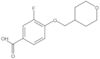 3-Fluoro-4-[(tetrahydro-2H-pyran-4-yl)methoxy]benzoic acid