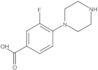 3-Fluoro-4-(1-piperazinyl)benzoic acid