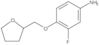 3-Fluoro-4-[(tetrahydro-2-furanyl)methoxy]benzenamine