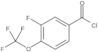 3-Fluoro-4-(trifluoromethoxy)benzoyl chloride