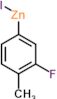 (3-fluoro-4-methyl-phenyl)-iodo-zinc