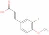 3'-fluoro-4'-methoxycinnamic acid