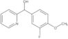 α-(3-Fluoro-4-methoxyphenyl)-2-pyridinemethanol