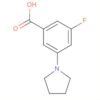 Benzoic acid, 3-fluoro-5-(1-pyrrolidinyl)-