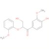 1-Propanone,3-hydroxy-1-(4-hydroxy-3-methoxyphenyl)-2-(2-methoxyphenoxy)-