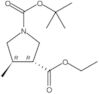 1-(1,1-Dimethylethyl) 3-ethyl (3R,4R)-4-methyl-1,3-pyrrolidinedicarboxylate