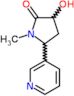 3-hydroxy-1-methyl-5-(pyridin-3-yl)pyrrolidin-2-one