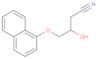 3-Idrossi-4-(1-naftalenilossi)butanonitrile