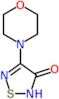 3-Hydroxy-4-morpholino-1,2,5-thiadiazole