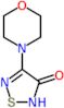 4-(morpholin-4-yl)-1,2,5-thiadiazol-3(2H)-one