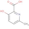 2-Pyridinecarboxylic acid, 3-hydroxy-6-methyl-