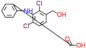 2-[2,6-dichloro-3-(hydroxymethyl)anilino]benzoic acid