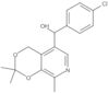 α-(4-Chlorophenyl)-2,2,8-trimethyl-4H-1,3-dioxino[4,5-c]pyridine-5-methanol