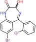 7-bromo-5-(2-chlorophenyl)-3-hydroxy-1,3-dihydro-2H-1,4-benzodiazepin-2-one