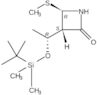 (3S,4R)-3-[(1R)-1-[[(1,1-Dimethylethyl)dimethylsilyl]oxy]ethyl]-4-(methylthio)-2-azetidinone