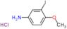 Benzenamine, 3-iodo-4-methoxy-, hydrochloride (1:1)