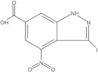 3-Iodo-4-nitro-1H-indazole-6-carboxylic acid