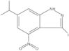 3-Iodo-6-(1-methylethyl)-4-nitro-1H-indazole