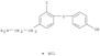 Phenol,4-[4-(2-aminoethyl)-2-iodophenoxy]-, hydrochloride (1:1)