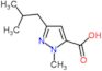 1-Methyl-3-(2-methylpropyl)-1H-pyrazole-5-carboxylic acid