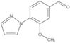 3-Methoxy-4-(1H-pyrazol-1-yl)benzaldehyde