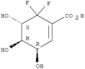 1-Cyclohexene-1-carboxylicacid, 6,6-difluoro-3,4,5-trihydroxy-, (3R,4R,5S)-