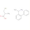 Propanoic acid, 3-mercapto-2-methyl-, compd. witha-phenylbenzeneethanamine (1:1)