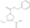1-(Phenylmethyl) (3R,4S)-4-ethyl-1,3-pyrrolidinedicarboxylate