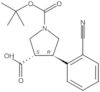 rel-1-(1,1-Dimethylethyl) (3R,4S)-4-(2-cyanophenyl)-1,3-pyrrolidinedicarboxylate