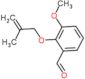 3-Methoxy-2-[(2-methyl-2-propen-1-yl)oxy]benzaldehyde