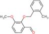 3-methoxy-2-[(2-methylbenzyl)oxy]benzaldehyde