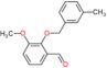 3-methoxy-2-[(3-methylbenzyl)oxy]benzaldehyde