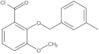 3-Methoxy-2-[(3-methylphenyl)methoxy]benzoyl chloride