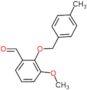 3-Methoxy-2-[(4-methylphenyl)methoxy]benzaldehyde