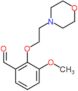 3-methoxy-2-(2-morpholin-4-ylethoxy)benzaldehyde