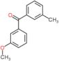 (3-methoxyphenyl)(3-methylphenyl)methanone