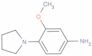 1-(4-amino-2-methoxyphenyl)pyrrolidine