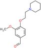 3-methoxy-4-(2-piperidin-1-ylethoxy)benzaldehyde