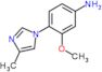 3-methoxy-4-(4-methylimidazol-1-yl)aniline