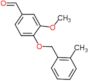 3-methoxy-4-[(2-methylbenzyl)oxy]benzaldehyde