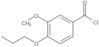 3-Methoxy-4-propoxybenzoyl chloride