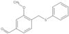 3-Methoxy-4-[(phenylthio)methyl]benzaldehyde