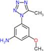 3-Methoxy-5-(5-methyl-1H-tetrazol-1-yl)benzenamine