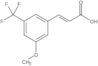 3-[3-Methoxy-5-(trifluoromethyl)phenyl]-2-propenoic acid