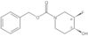 Phenylmethyl (3R,4S)-3-fluoro-4-hydroxy-1-piperidinecarboxylate