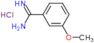 3-methoxybenzenecarboximidamide hydrochloride (1:1)