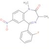 2H-1,4-Benzodiazepin-2-one,5-(2-fluorophenyl)-1,3-dihydro-1,3-dimethyl-7-nitro-
