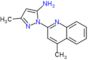 3-methyl-1-(4-methylquinolin-2-yl)-1H-pyrazol-5-amine